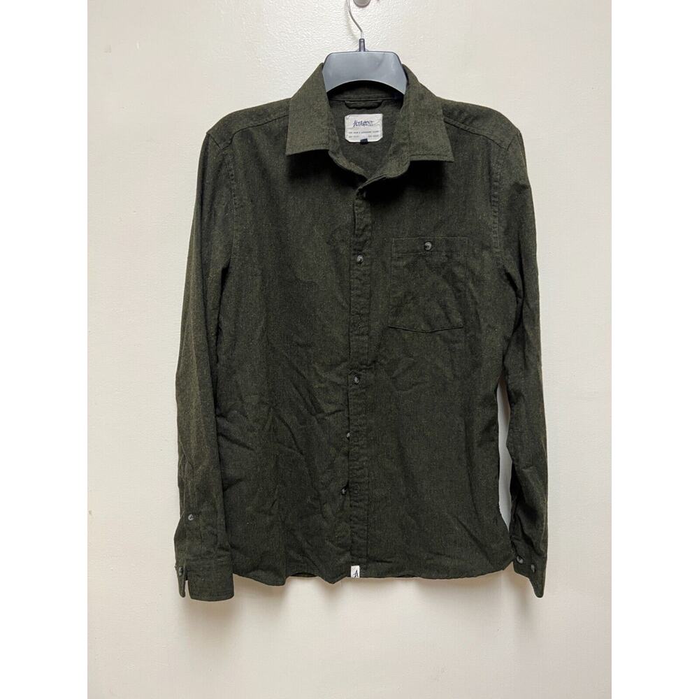 Altamont Andrew Reynolds Flannel Long Sleeve Shirt Medium Baker Krew Y2k Green